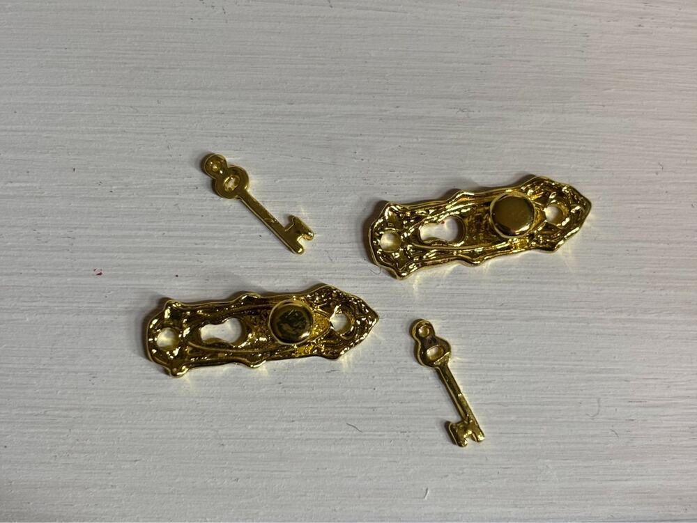 Gold Dollhouse Decorative Door Knobs